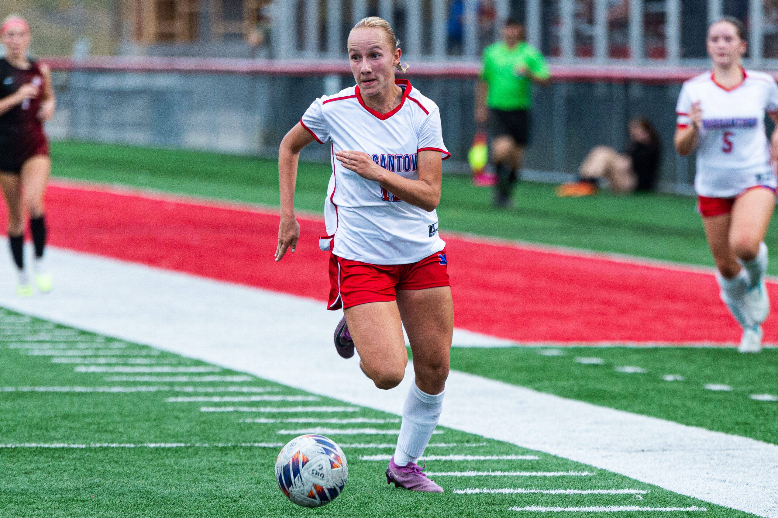 Miller’s second-half brace lifts Morgantown over University in girls’ Mohawk Derby